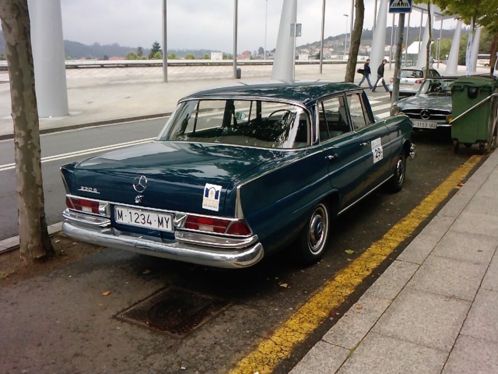 Mercedes 220 S colas